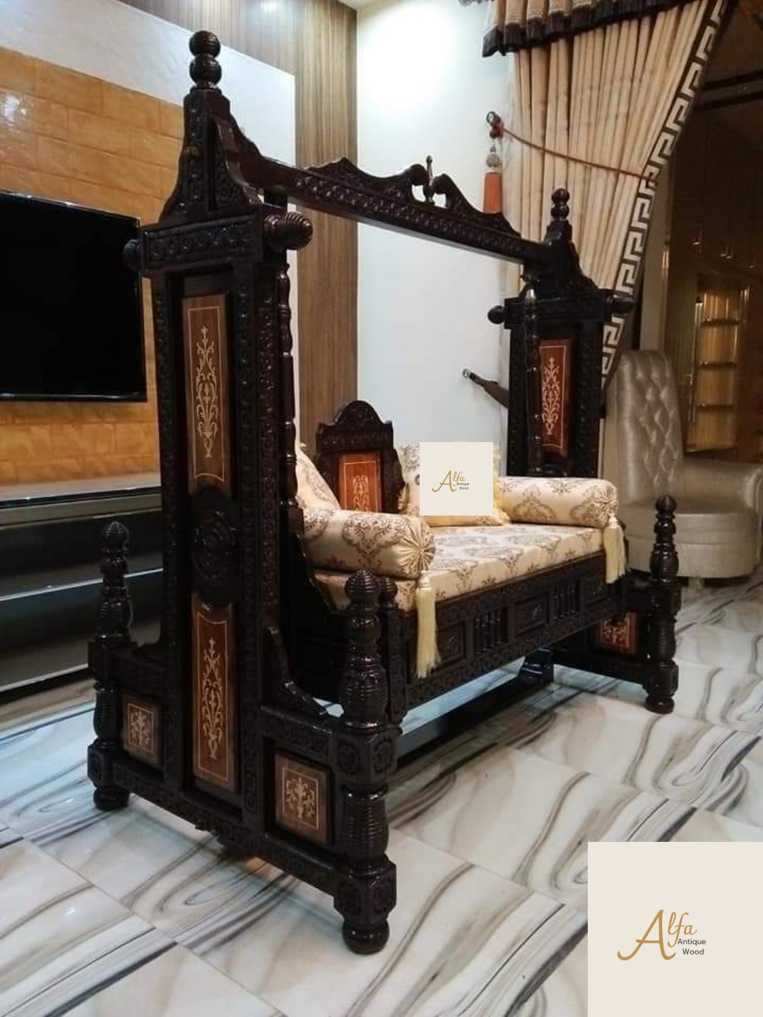 Wooden Inlayed Merit Swing