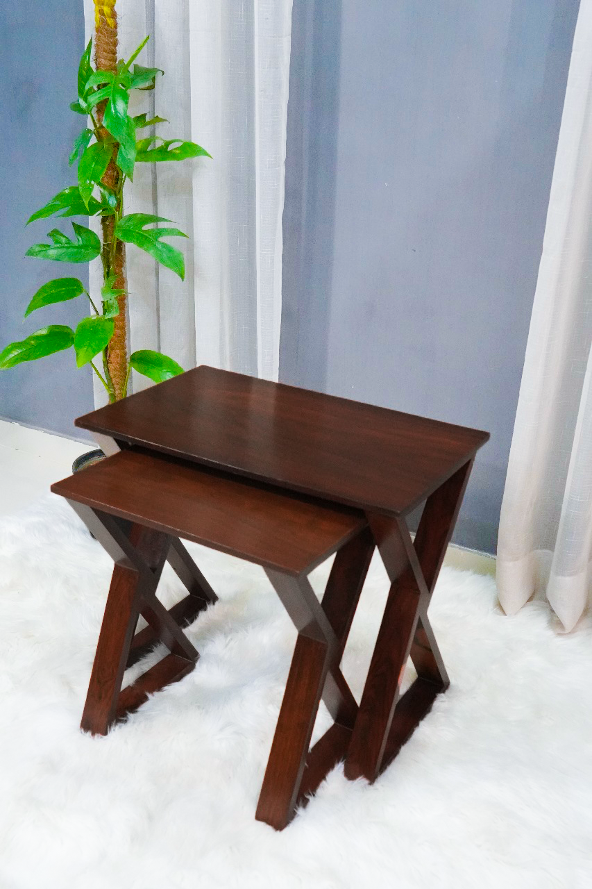 Sheesham Wood Nesting Table Set