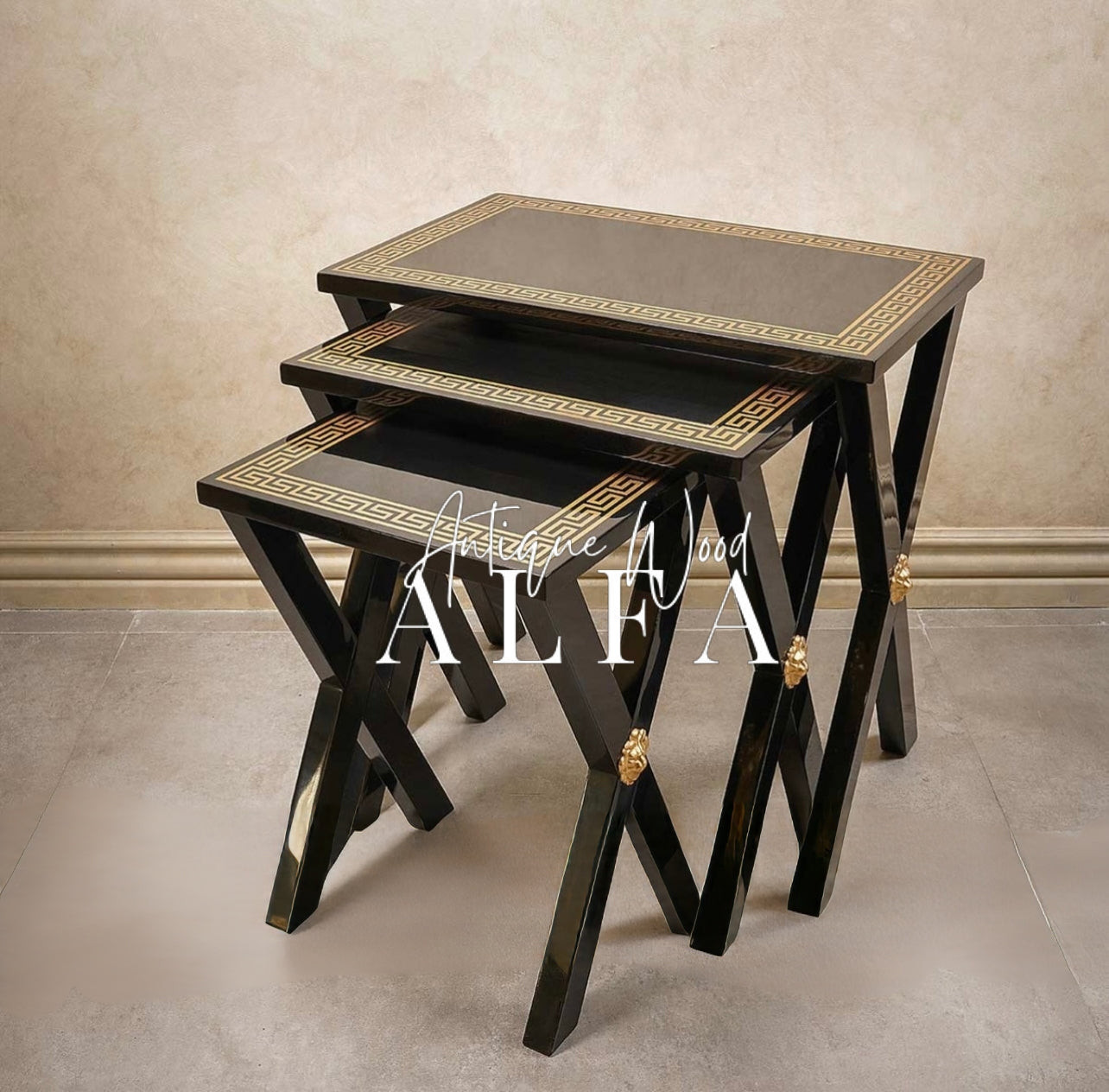 Versace Lion Nesting Tables