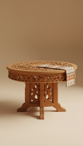 Ornate Solid Teak Dining Table