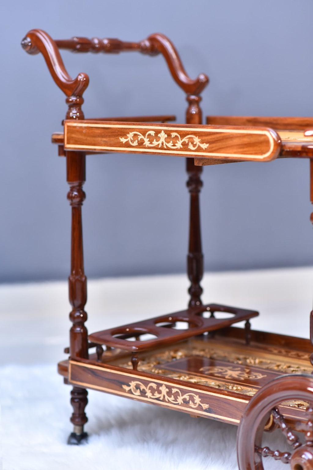 Wooden Tea Trail Inlaid