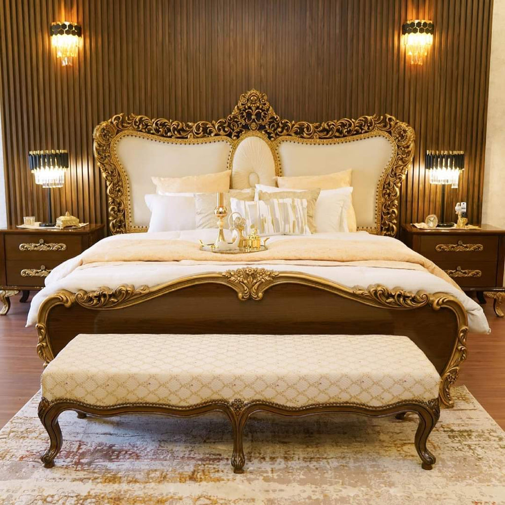 Wooden Noor Jahan Bed