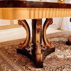 Gold Leaf Dining Table(Black)