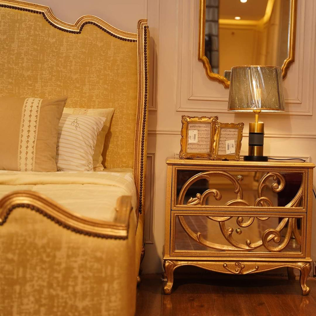 Halena Gold Bed Set