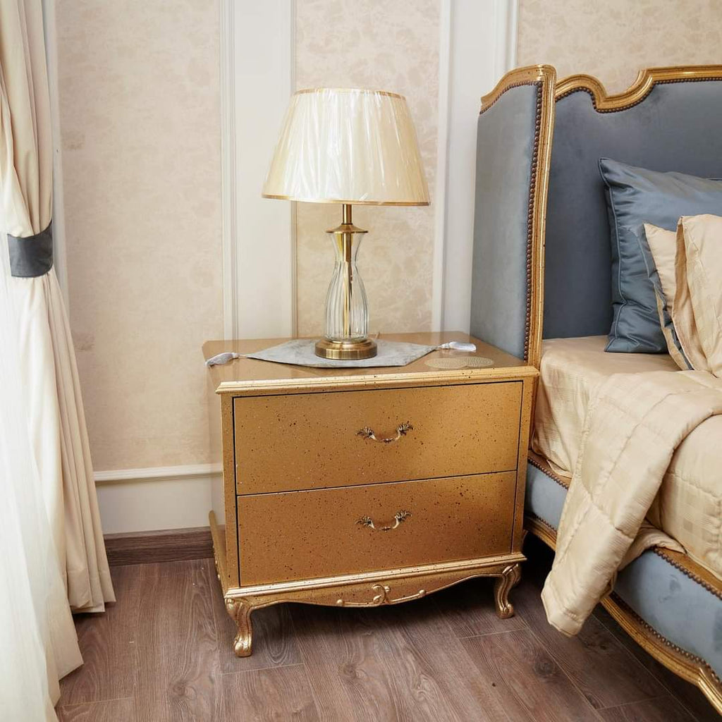 Halena Gold Bed Set