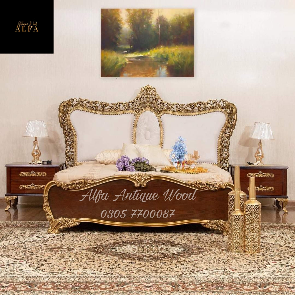 Wooden Noor Jahan Bed