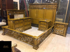 Triple Panel Solid Bedset