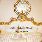 Royal Gold Calisto Bed Set | Handcrafted Chinioti Sheesham Wood Furniture