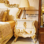 Royal Gold Calisto Bed Set | Handcrafted Chinioti Sheesham Wood Furniture