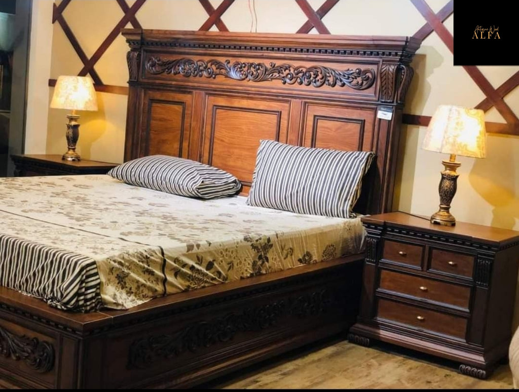 Triple Panel Solid Bedset