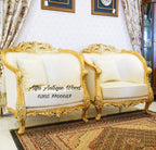 Carmen Royal Sofa Set | Hand-Carved Sheesham Wood