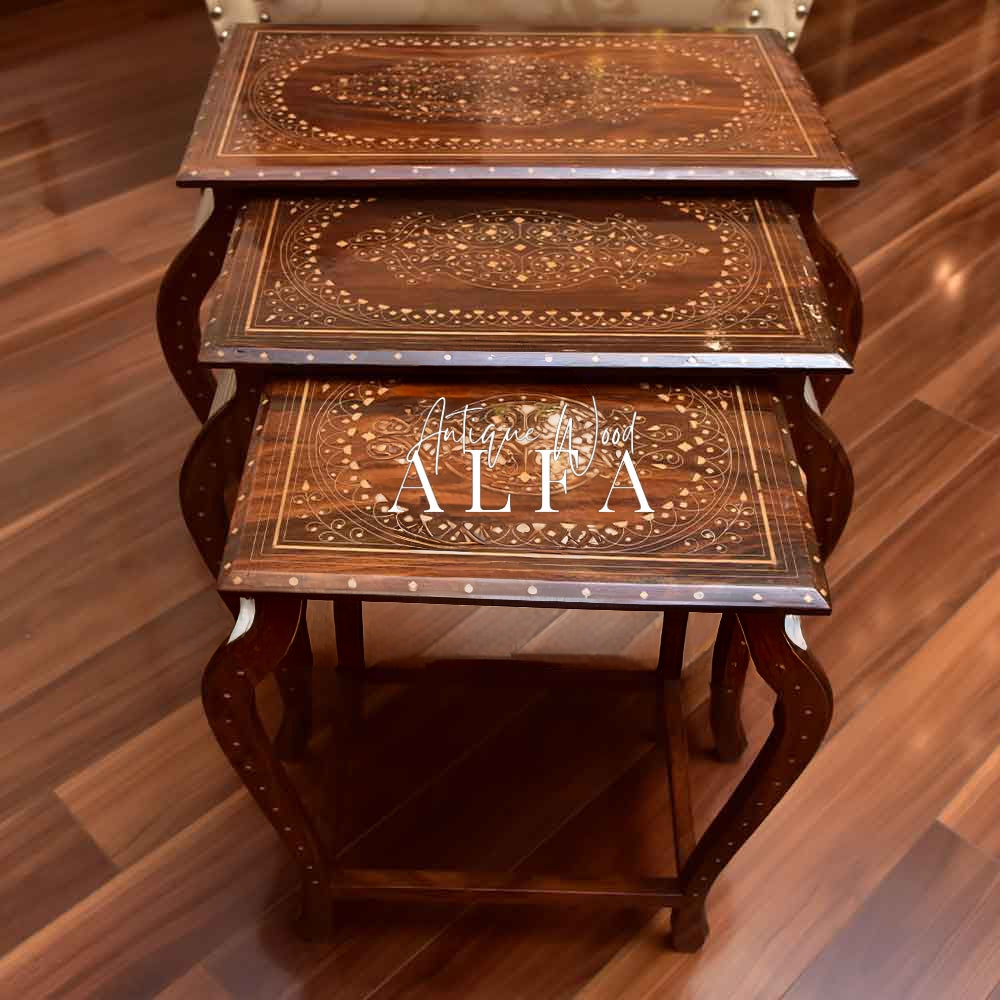 Wooden Plastic Billet Nesting Tables