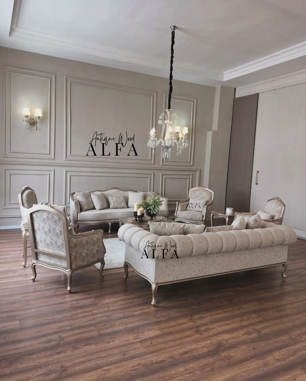 The Azure Royal Sofa Set